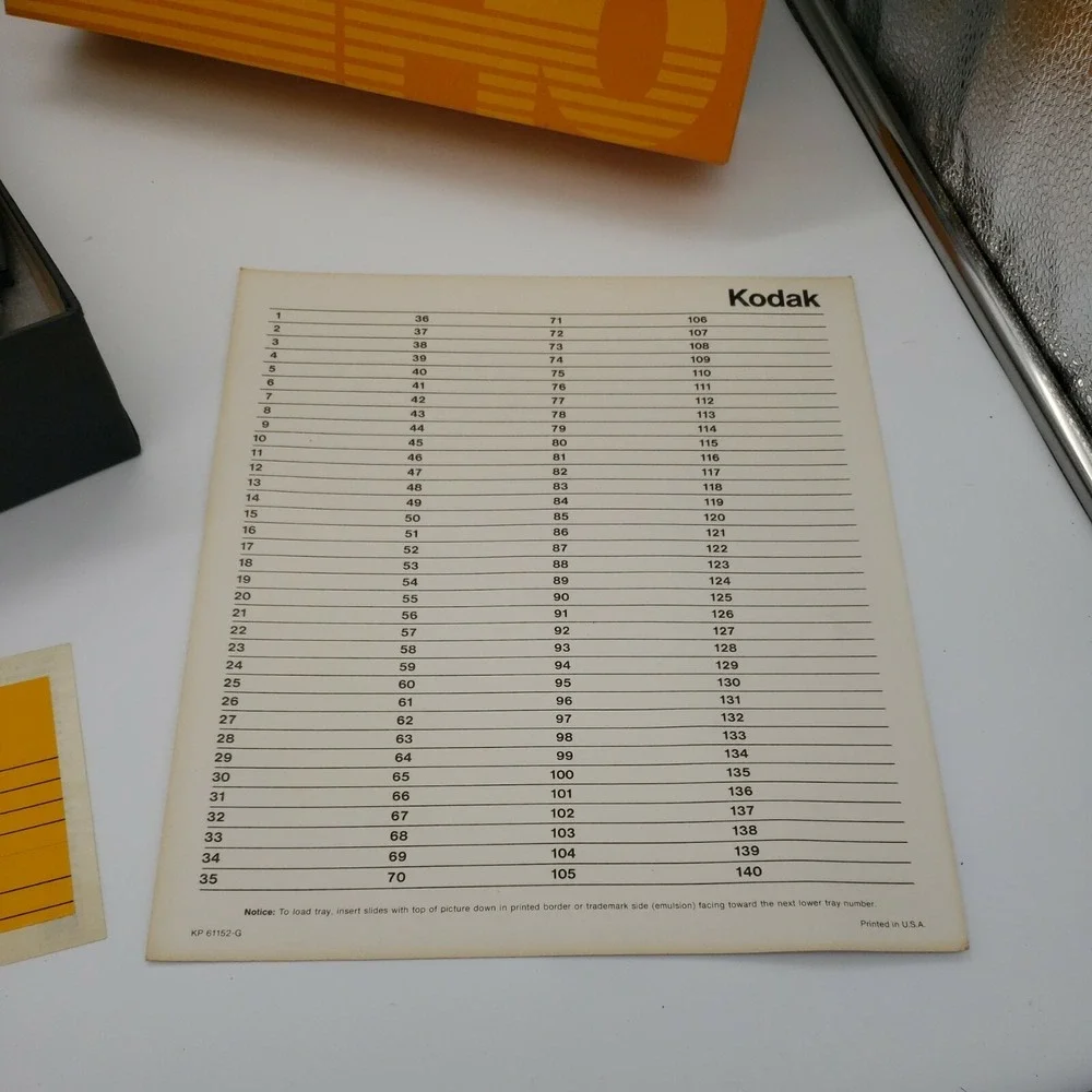 Kodak Carousel Transvue 140 Slide Tray New Great‎ Condition View Photos